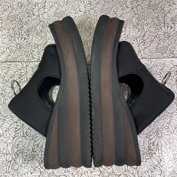 Stella McCartney Brown & Black Scuba Slides - Picture 8 of 16